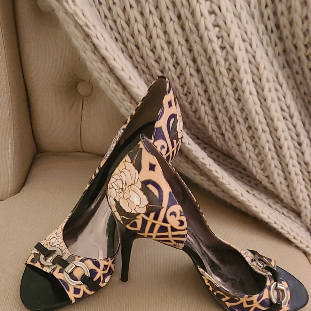 Carlos Santana Peep Toe Stiletto US Size 9.5